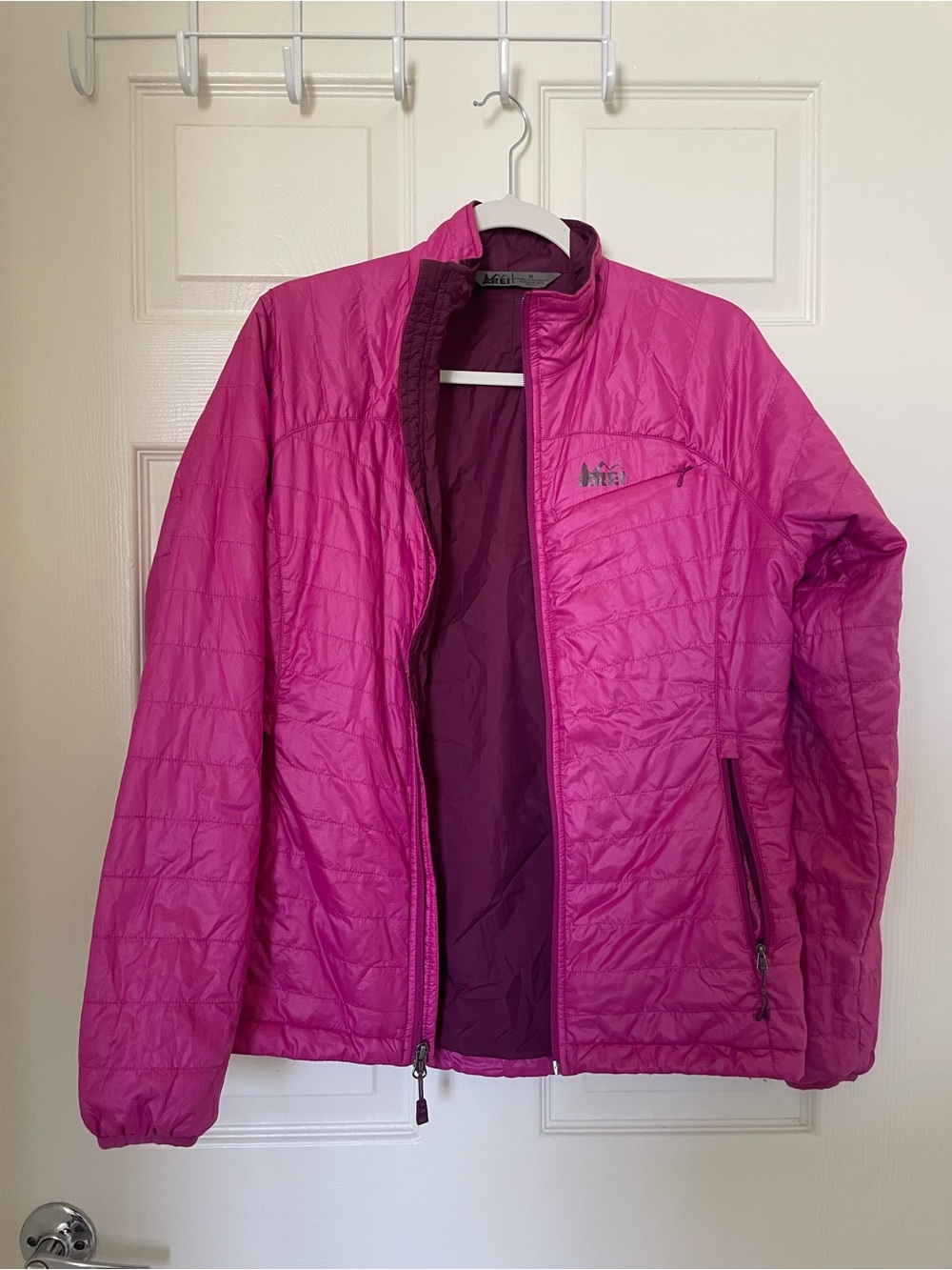 REI Lightweight Synthetic Puffy Insulated Jacket - Berry